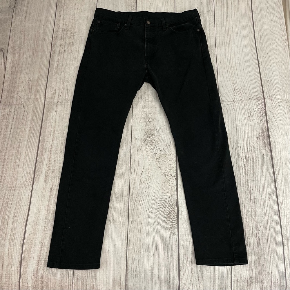 LEVI’S 510 Men’s Straight Leg Loose Fit Black Denim Jeans Size W36 L32